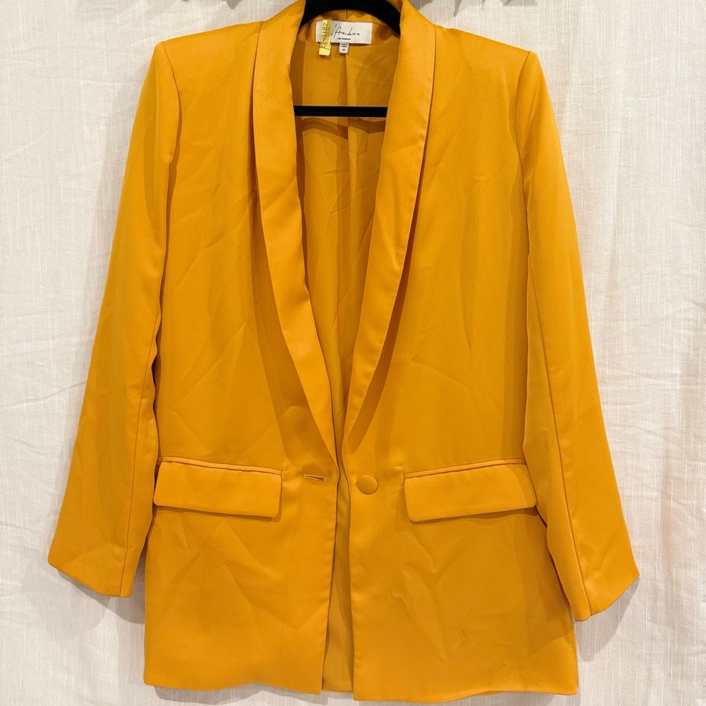 L'Academie Mustard Blazer